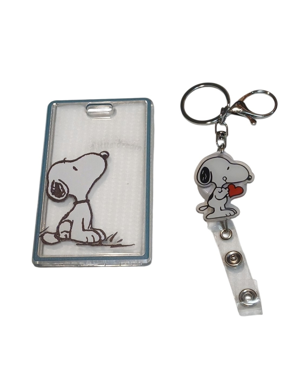 Peanuts -Snoopy's Little Dream, Retractable Lanyard & See Through Bage Holder